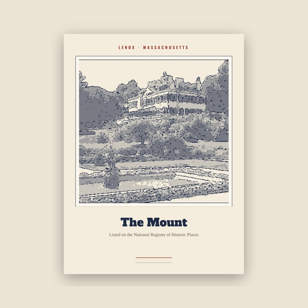 Lenox The Mount Landmark Print