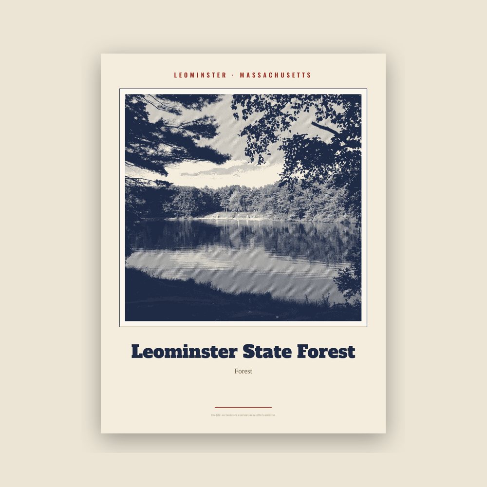 Leominster Leominster State Forest Landmark Print