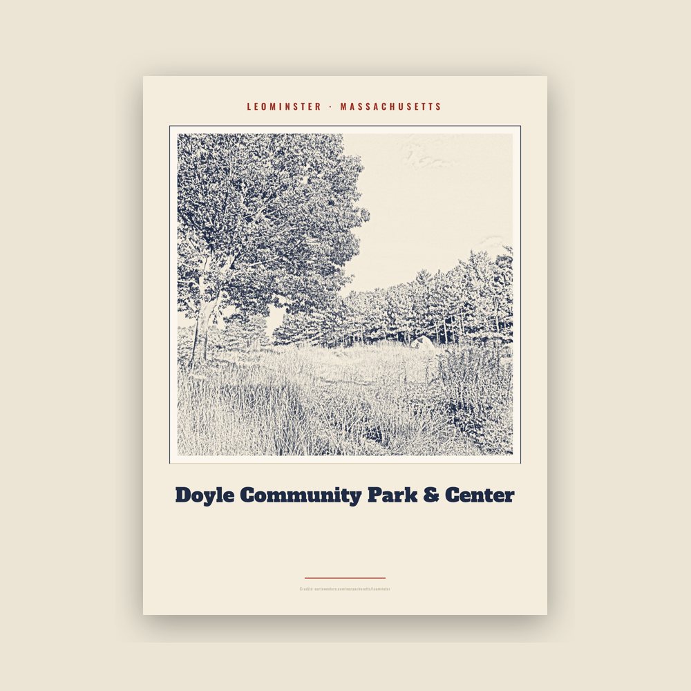 Leominster Doyle Community Park & Center Landmark Print