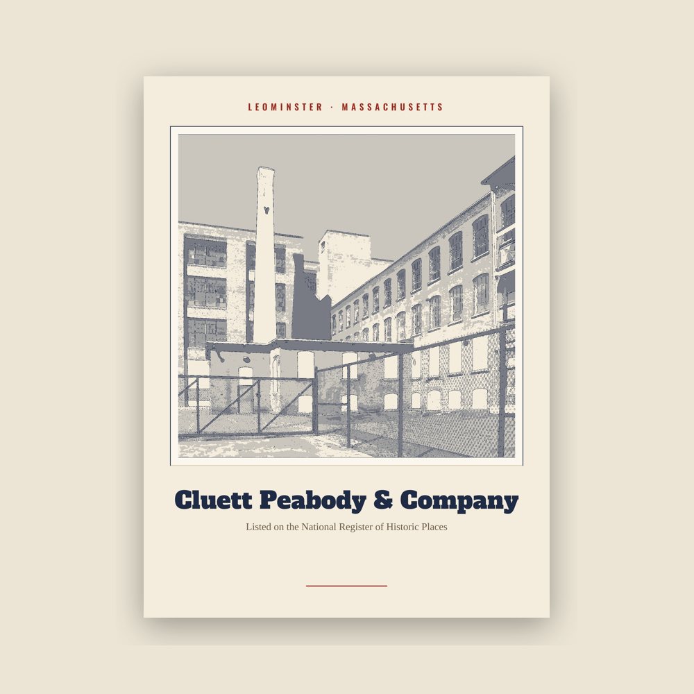 Leominster Cluett Peabody & Company Landmark Print