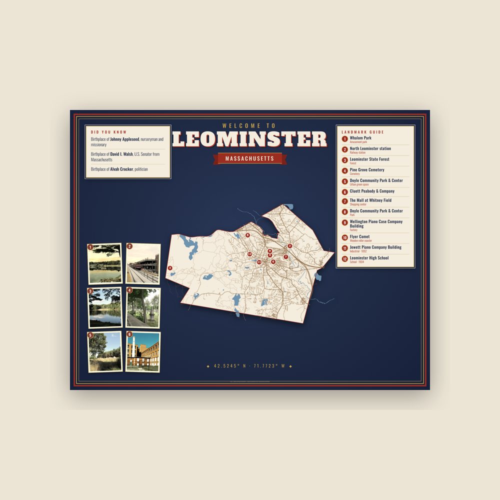 Leominster Map Placemat