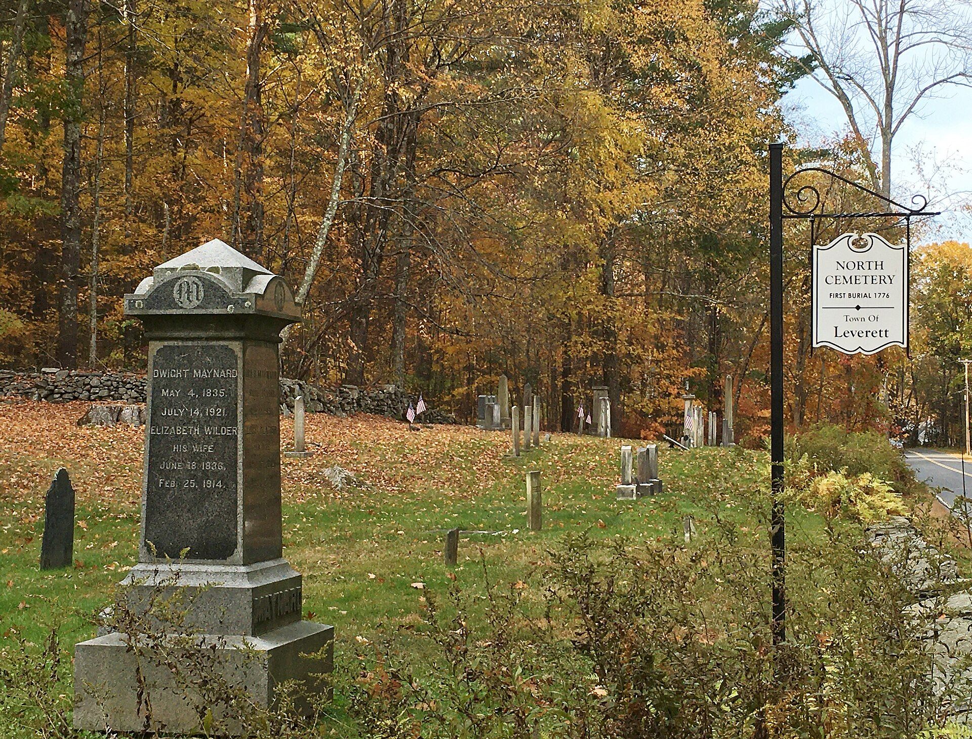 North Cemetery, Leverett, Massachusetts