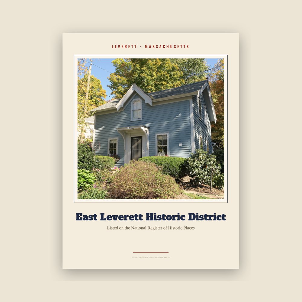 Leverett East Leverett Historic District Landmark Print