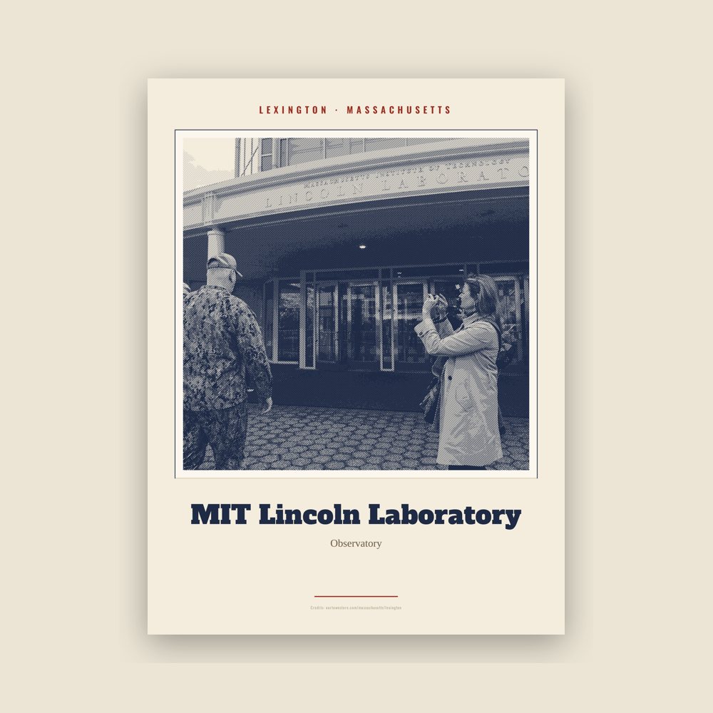 Lexington MIT Lincoln Laboratory Landmark Print