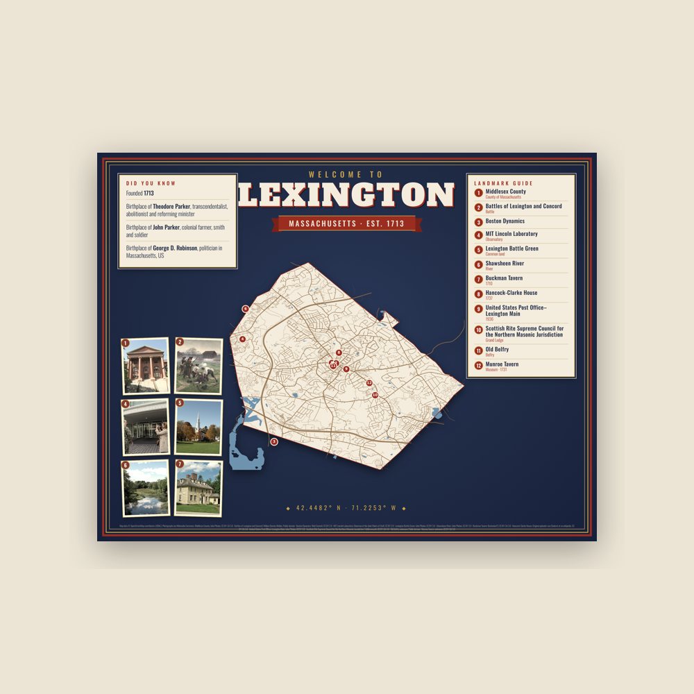 Lexington Map Placemat