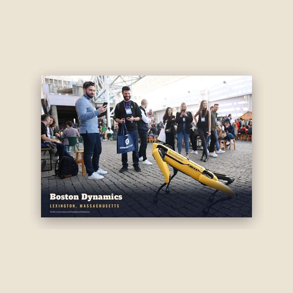 Lexington Boston Dynamics Postcard