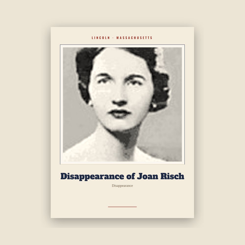 Lincoln Disappearance of Joan Risch Landmark Print