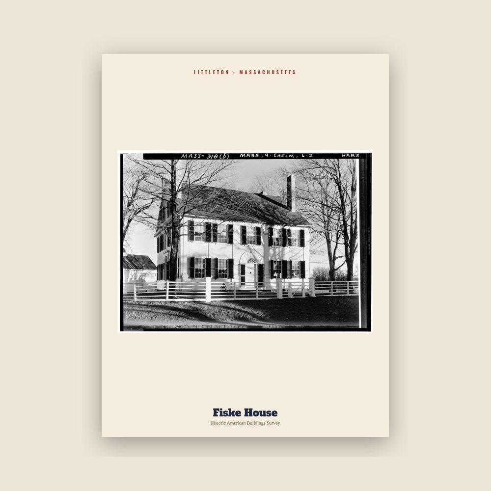 Littleton Fiske House Archive Print