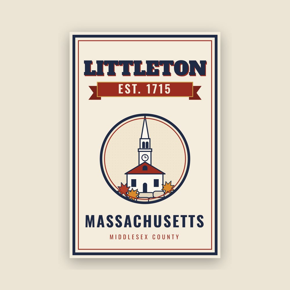 Littleton Garden Flag