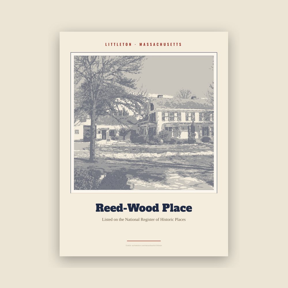 Littleton Reed-Wood Place Landmark Print