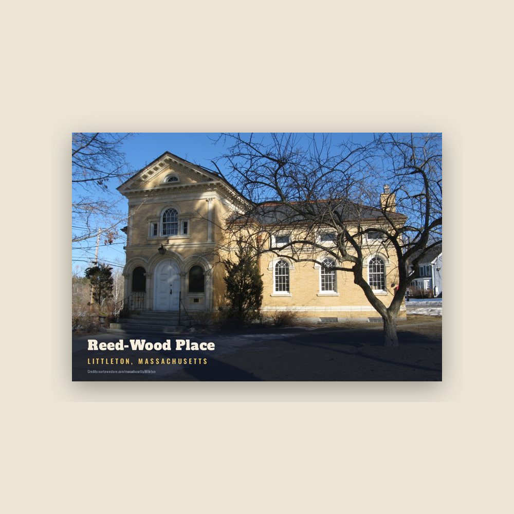 Littleton Reed-Wood Place Postcard