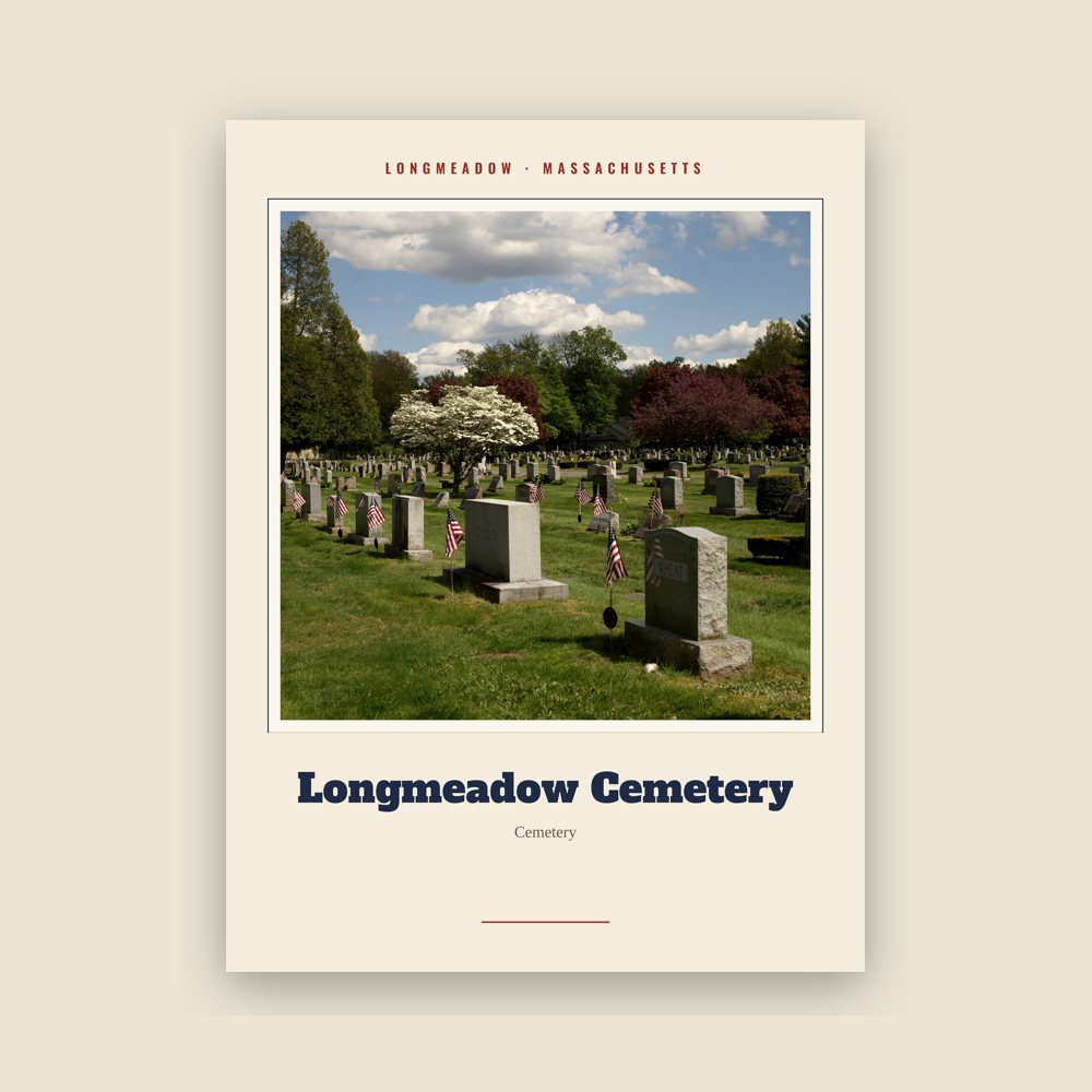 Longmeadow Longmeadow Cemetery Landmark Print