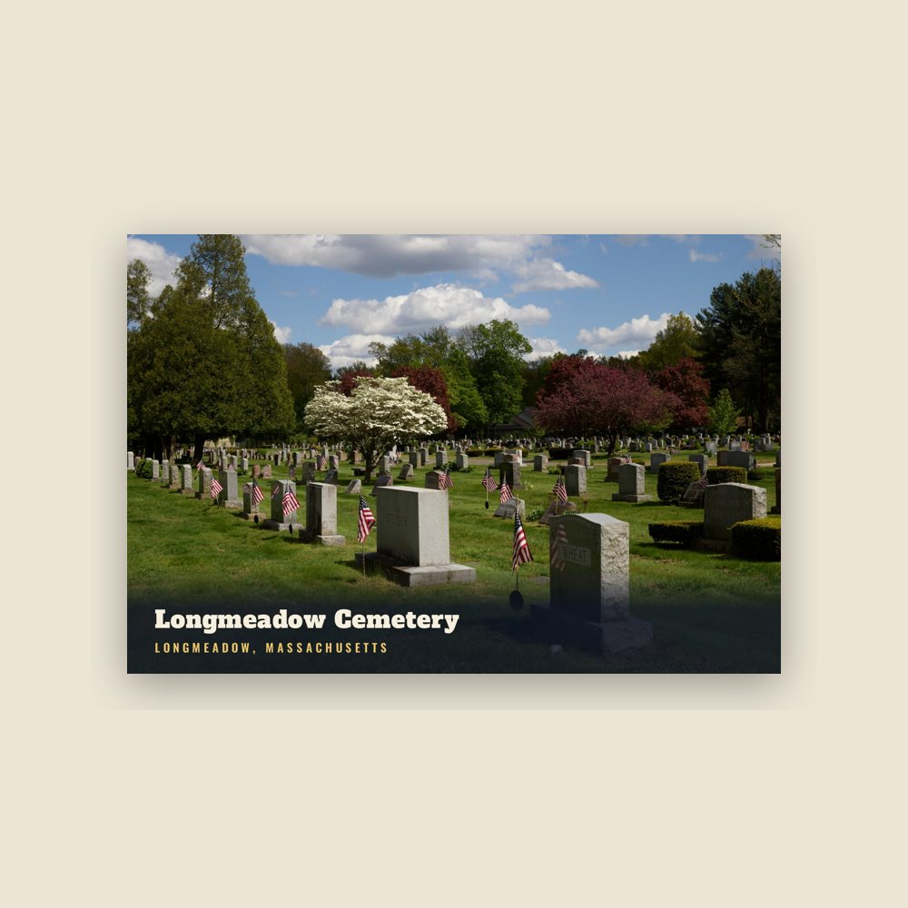 Longmeadow Longmeadow Cemetery Postcard