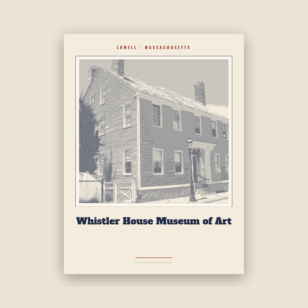 Lowell Whistler House Museum of Art Landmark Print