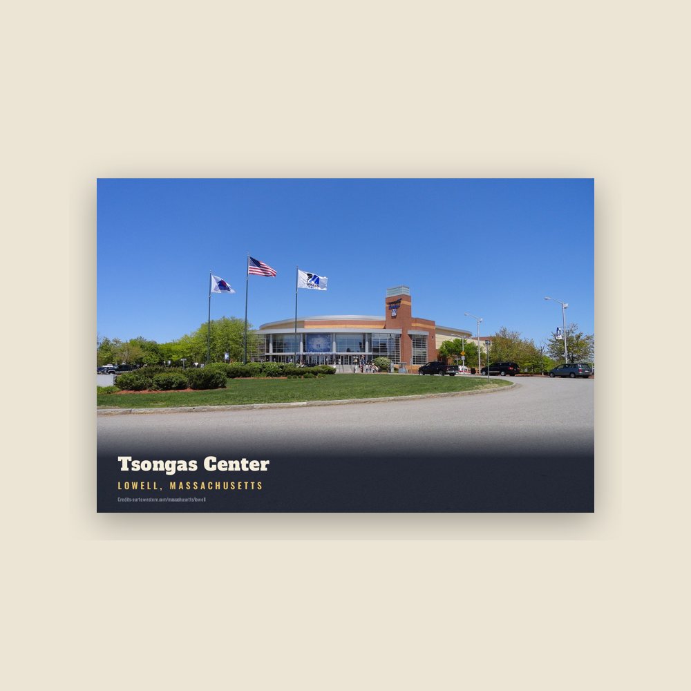 Lowell Tsongas Center Postcard
