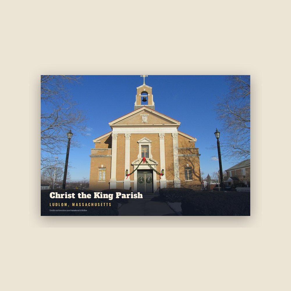 Ludlow Christ the King Parish Postcard