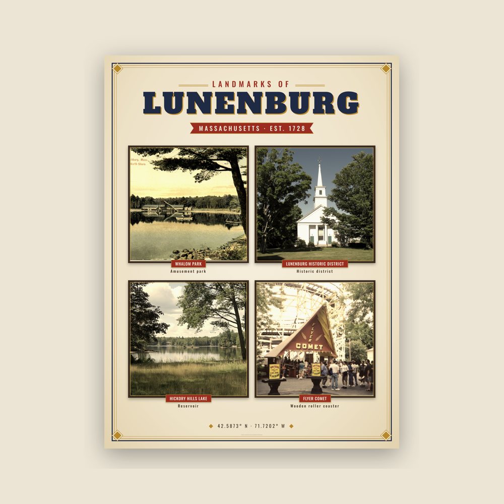 Lunenburg Landmarks Photo Poster