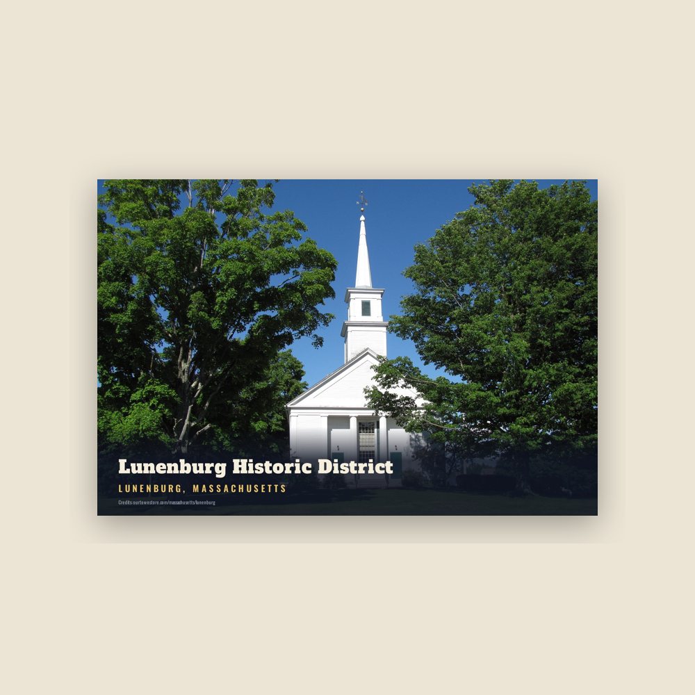 Lunenburg Lunenburg Historic District Postcard