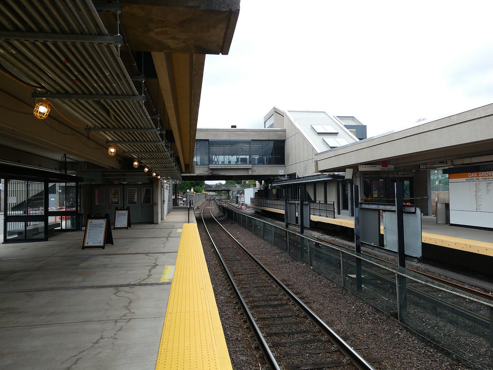 Oak Grove station, Malden, Massachusetts