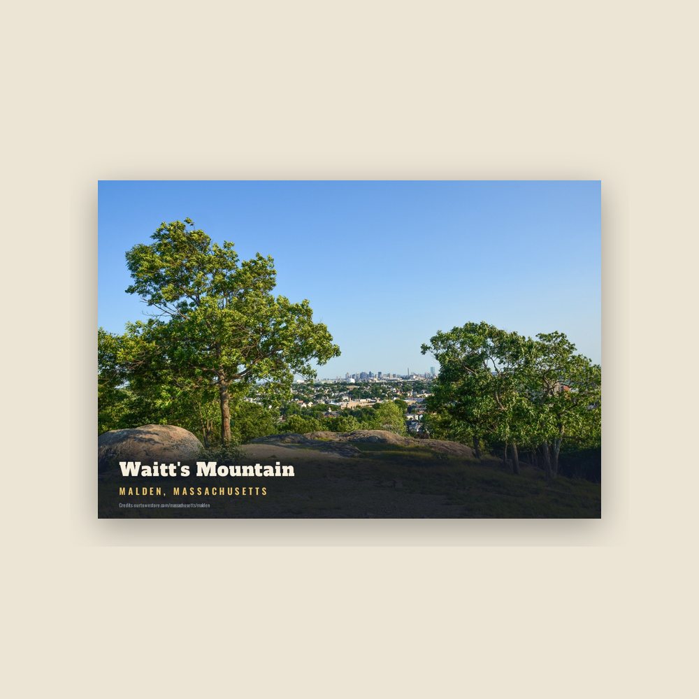 Malden Waitt's Mountain Postcard