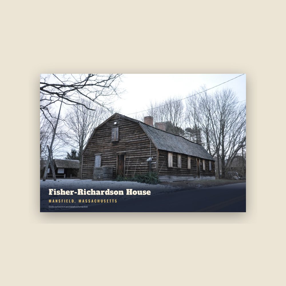 Mansfield Fisher-Richardson House Postcard