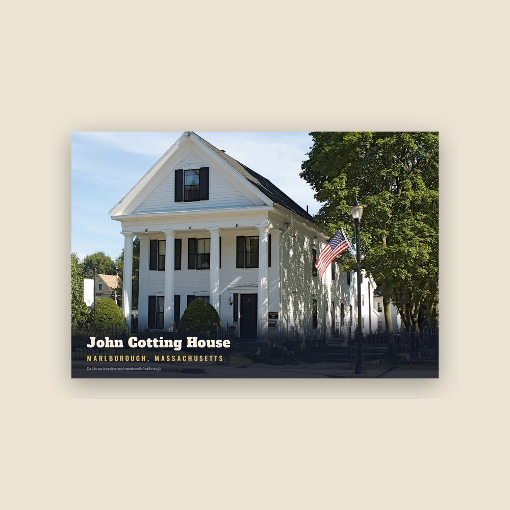 Marlborough John Cotting House Postcard