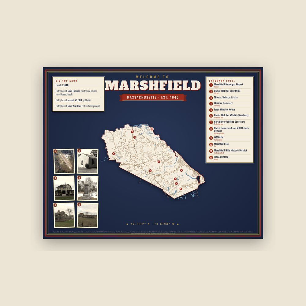 Marshfield Map Placemat