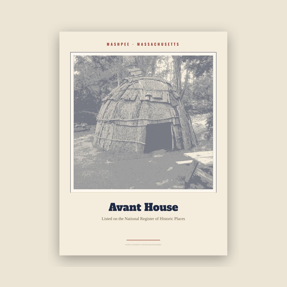 Mashpee Avant House Landmark Print