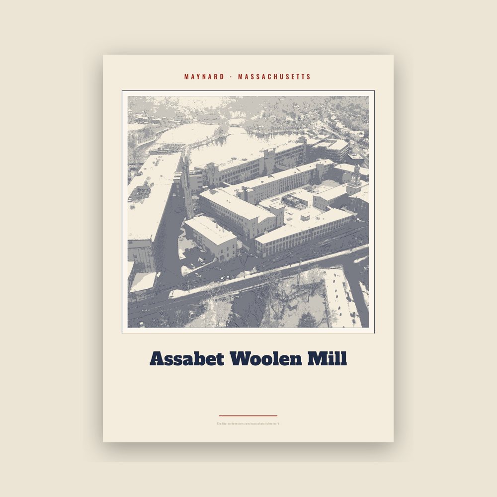 Maynard Assabet Woolen Mill Landmark Print