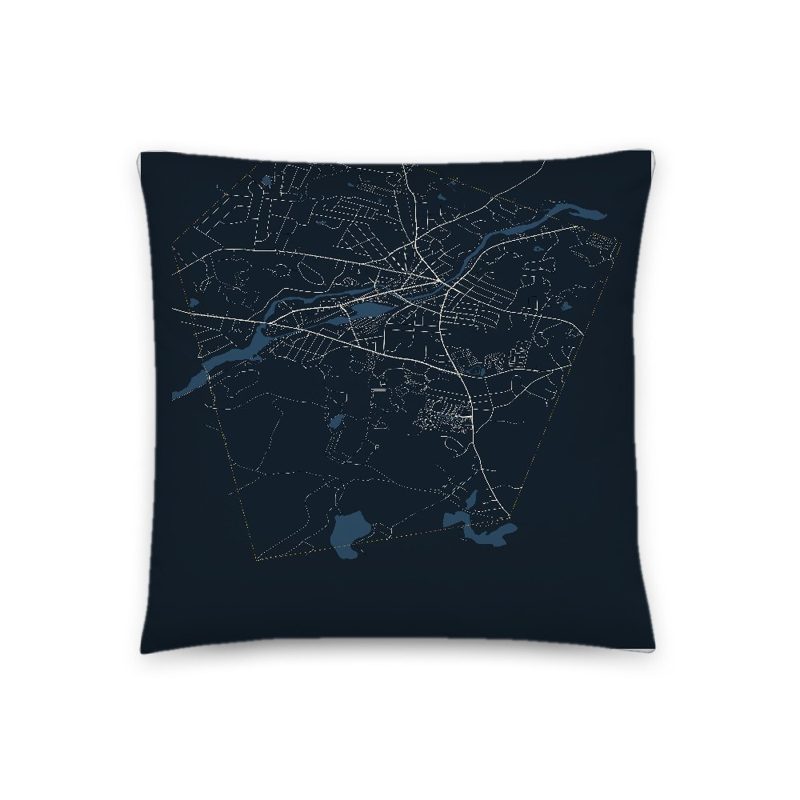 Maynard Map Throw Pillow