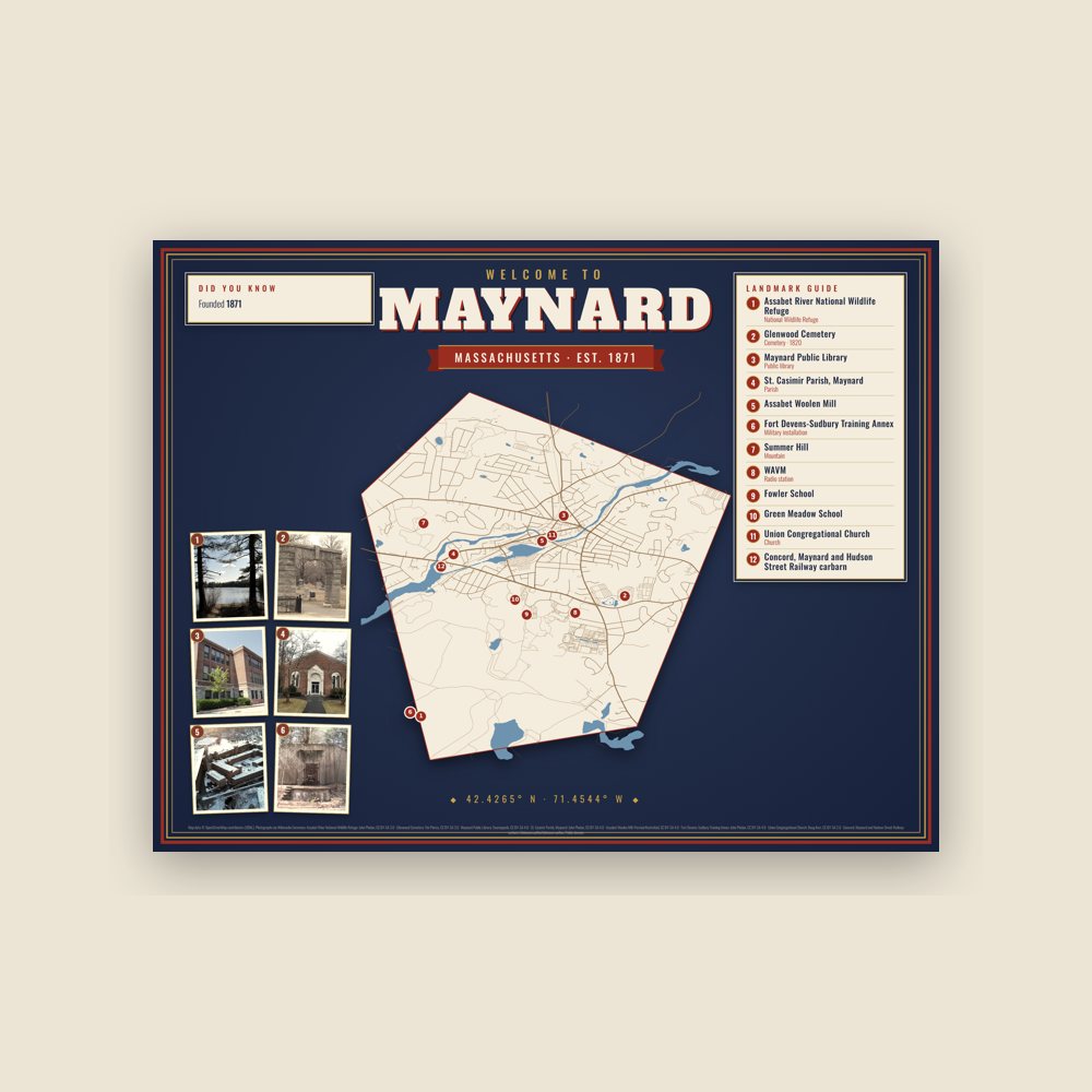 Maynard Map Placemat