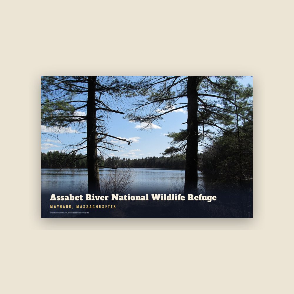 Maynard Assabet River National Wildlife Refuge Postcard