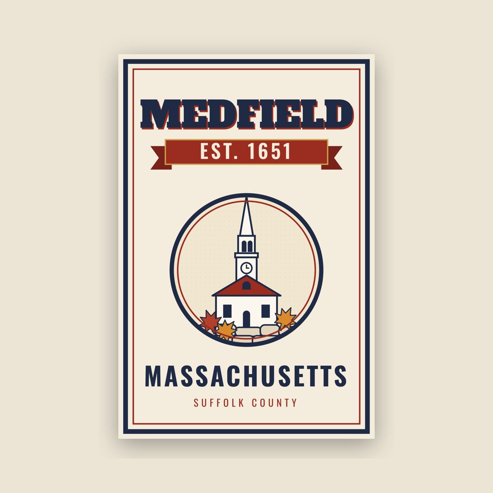 Medfield Garden Flag