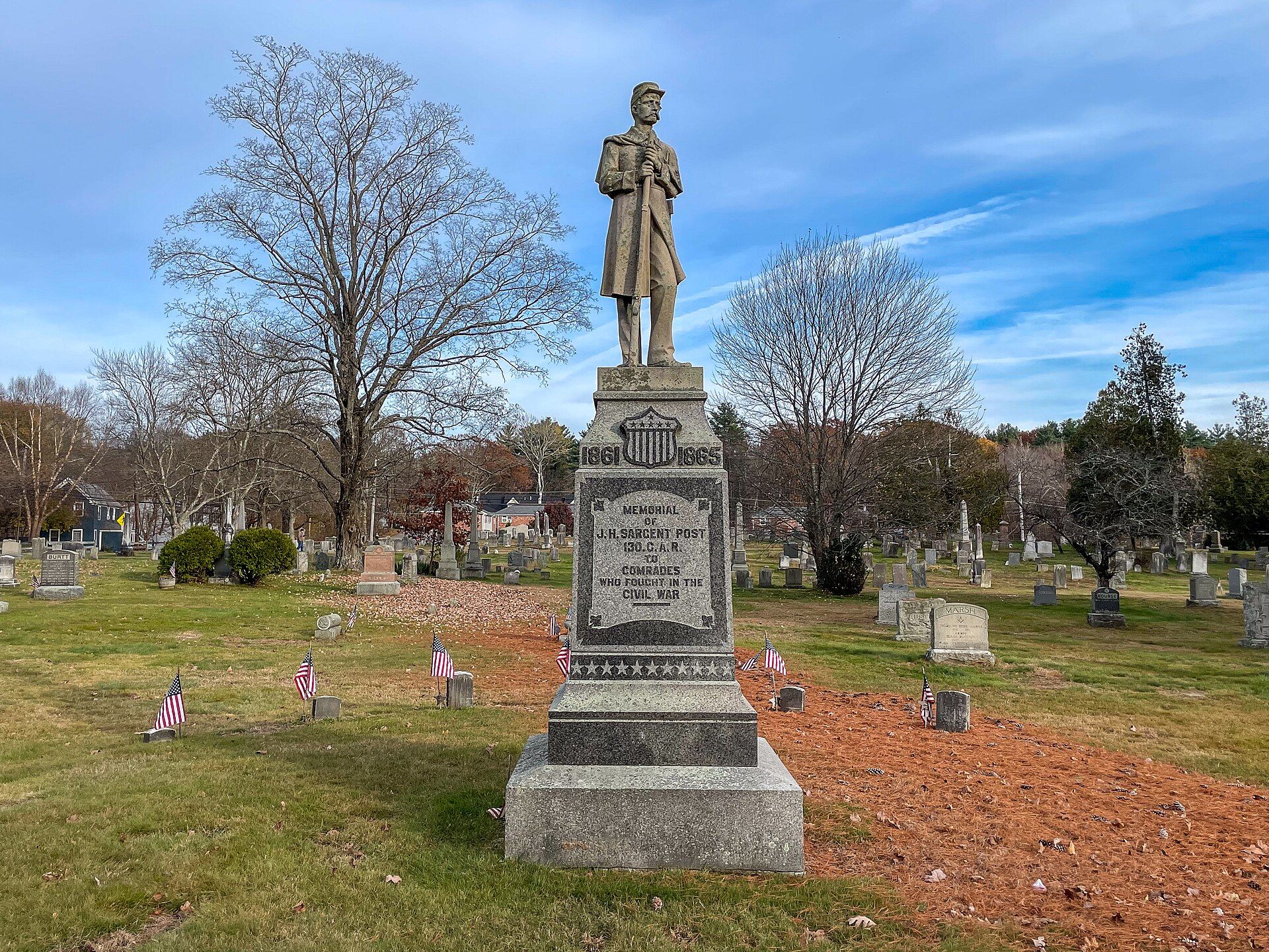 Evergreen Cemetery, Medway, Massachusetts