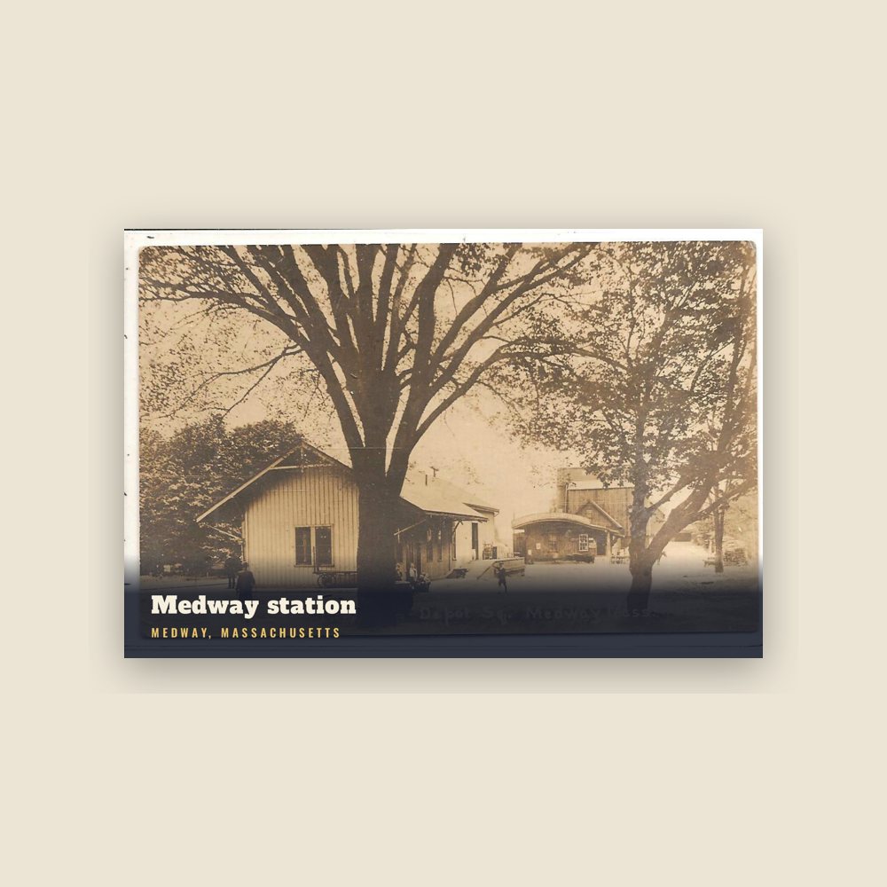 Medway Medway station Postcard