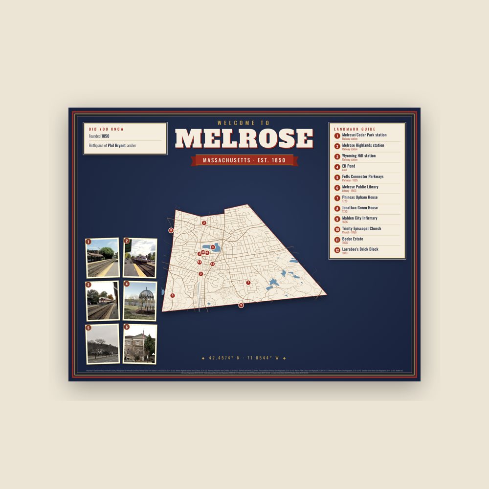 Melrose Map Placemat
