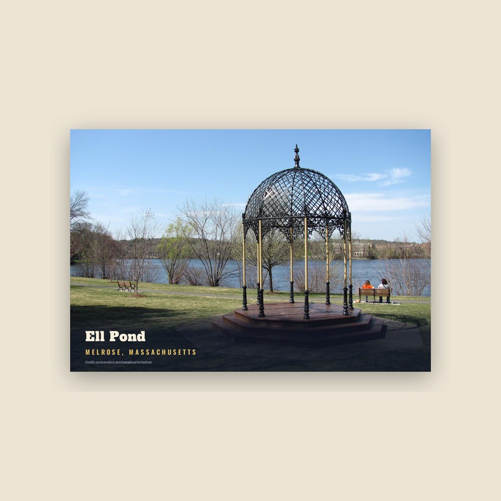 Melrose Ell Pond Postcard