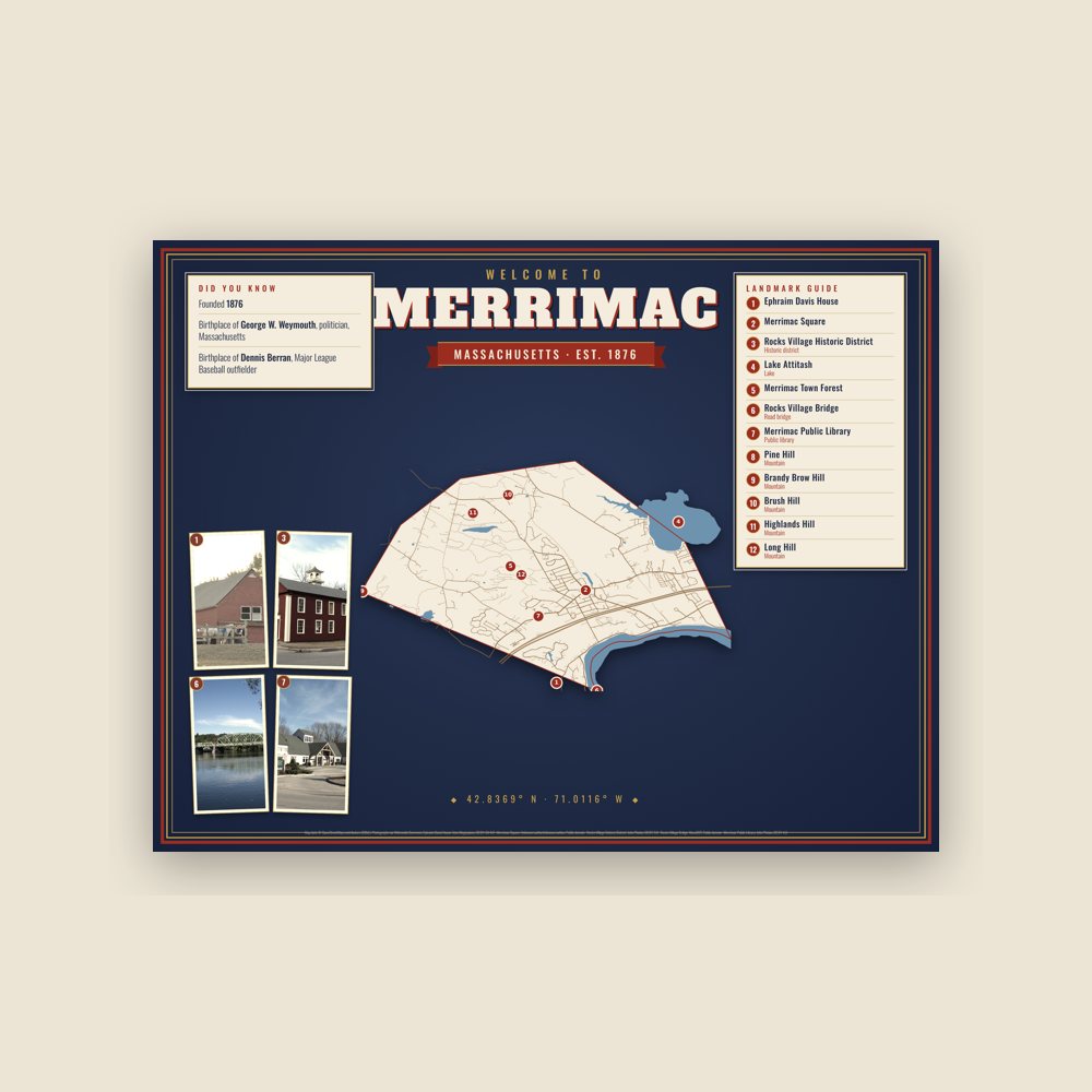 Merrimac Map Placemat