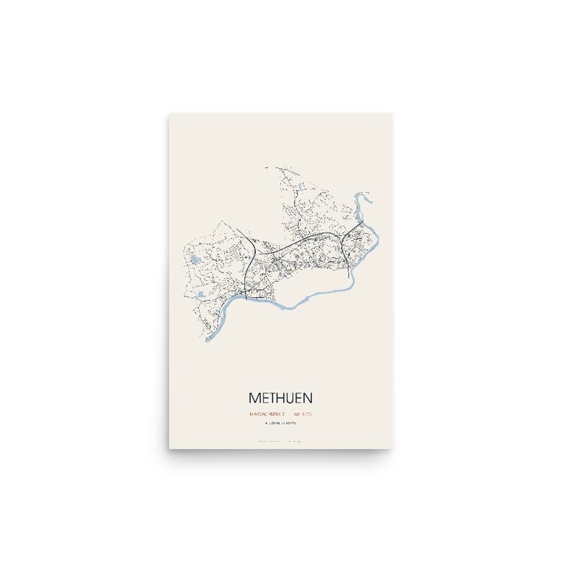 Methuen Street Map Poster · Linen