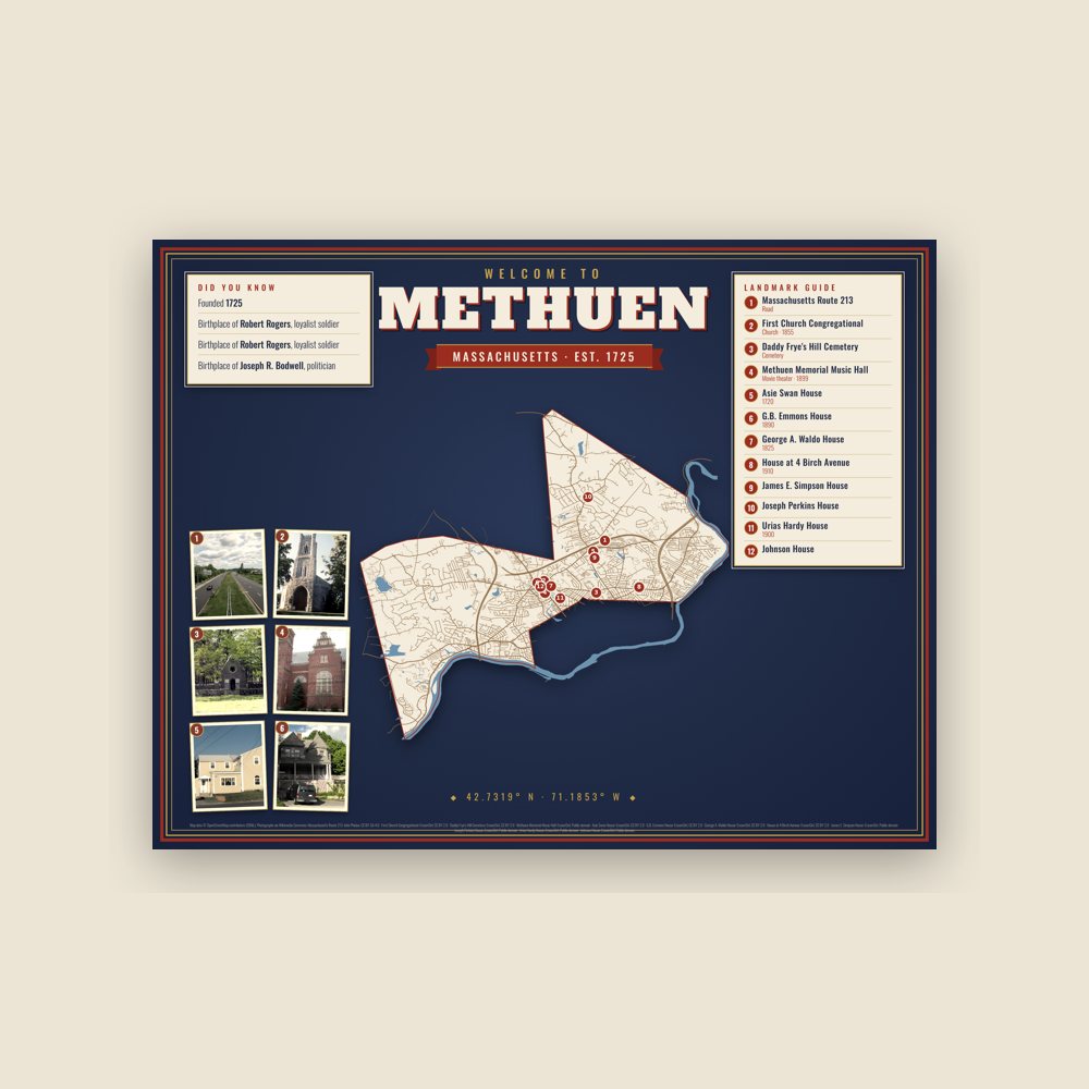 Methuen Map Placemat