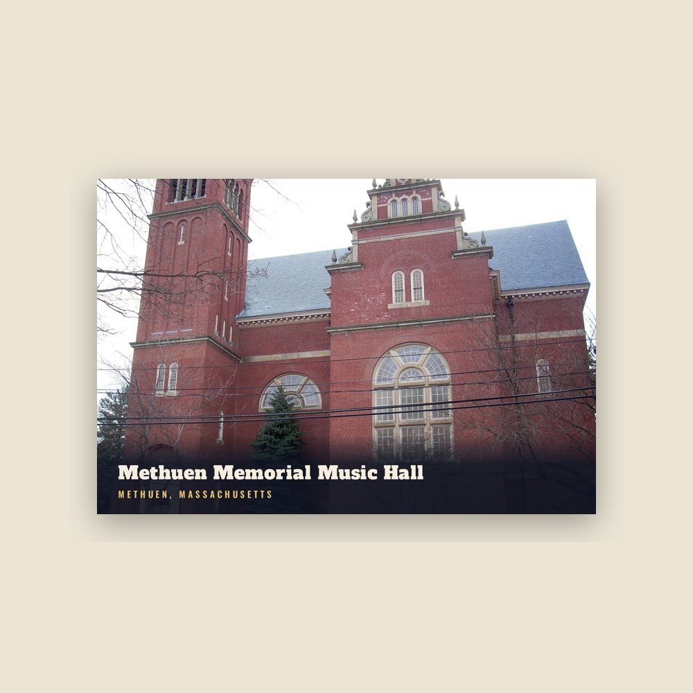 Methuen Methuen Memorial Music Hall Postcard