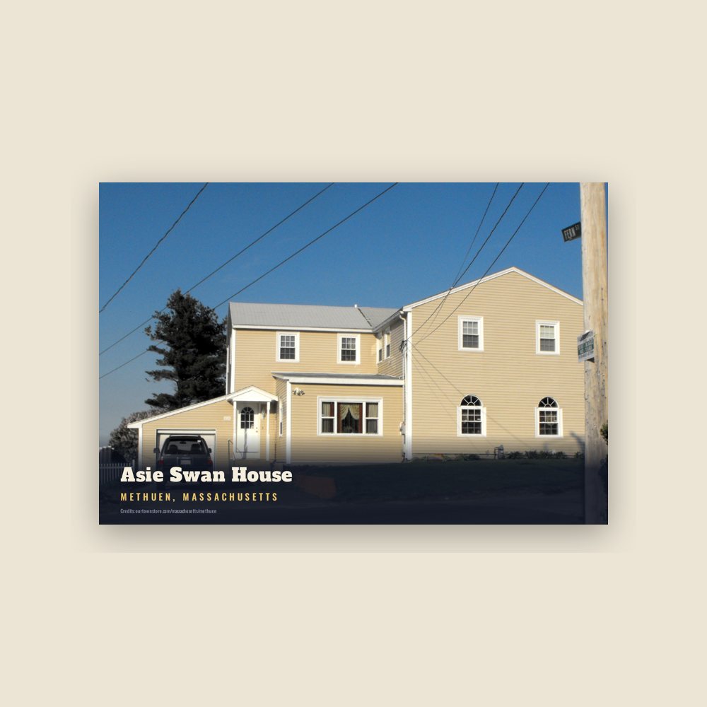 Methuen Asie Swan House Postcard