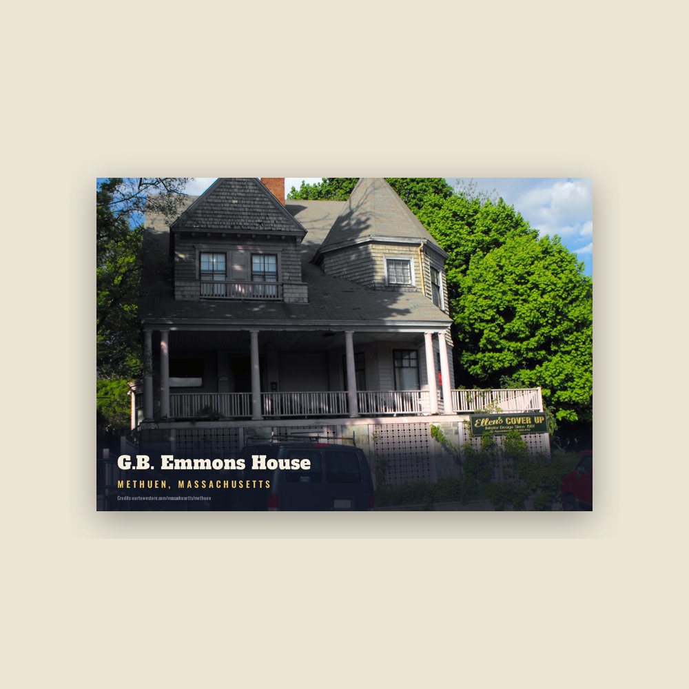 Methuen G.B. Emmons House Postcard
