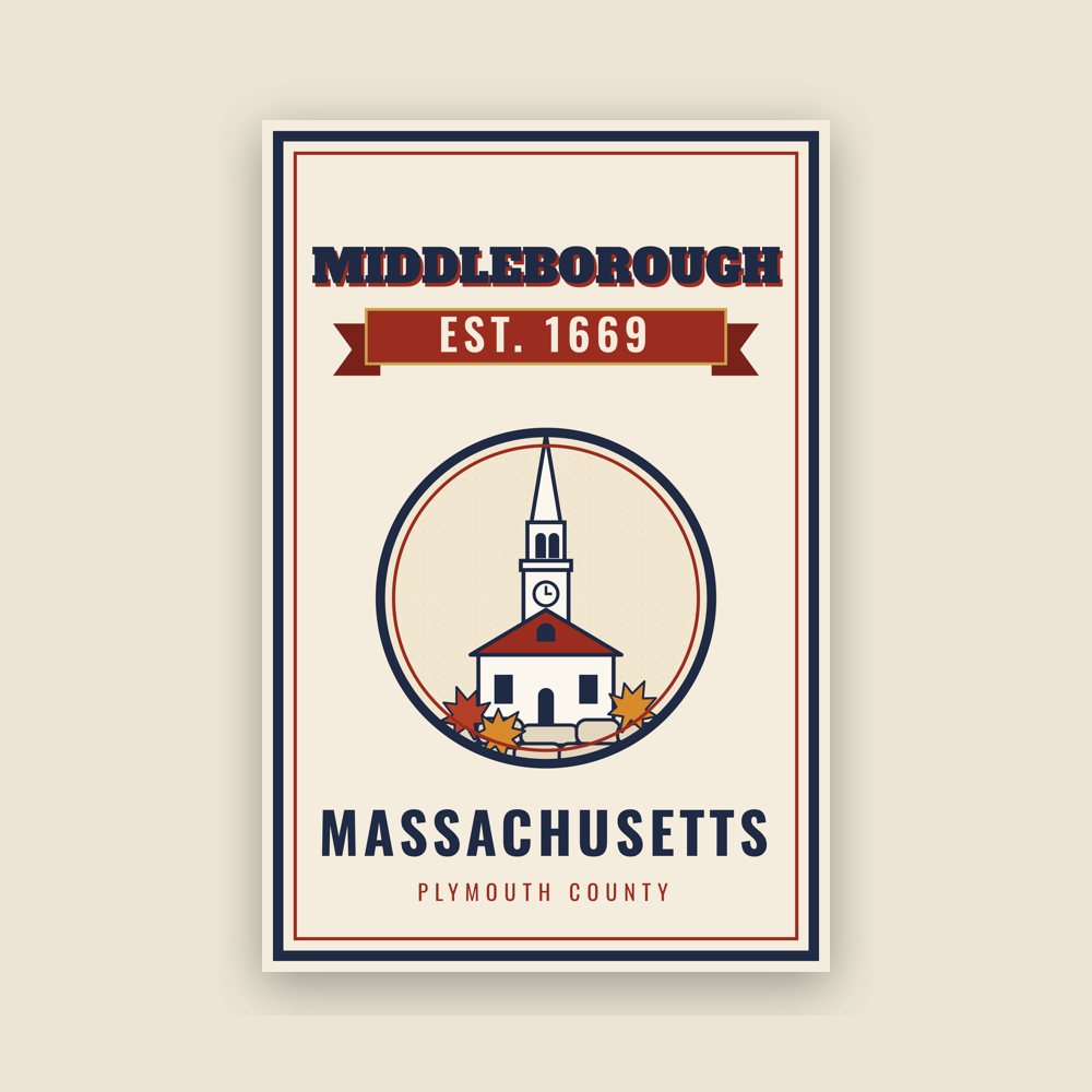 Middleborough Garden Flag