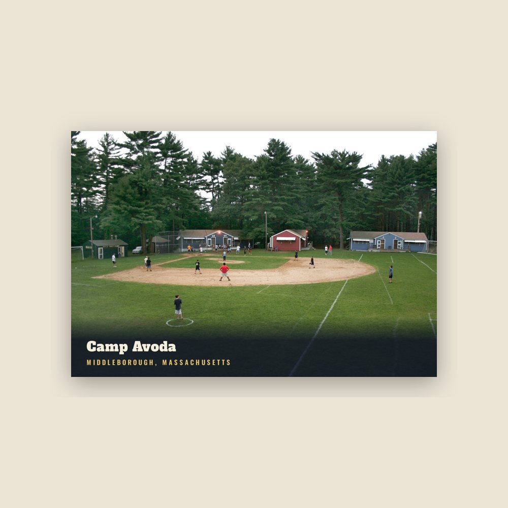 Middleborough Camp Avoda Postcard