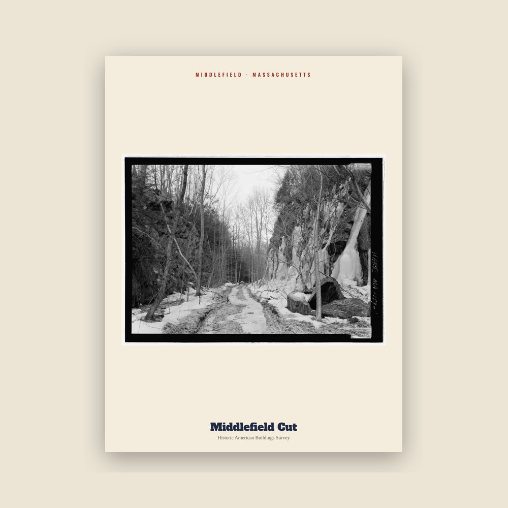 Middlefield Middlefield Cut Archive Print