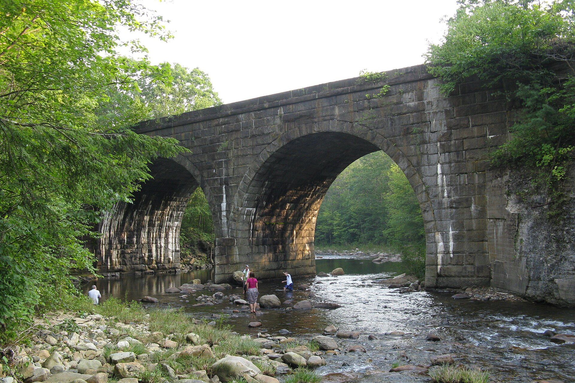 Middlefield-Becket Stone Arch Railroad Bridge District, Middlefield, Massachusetts