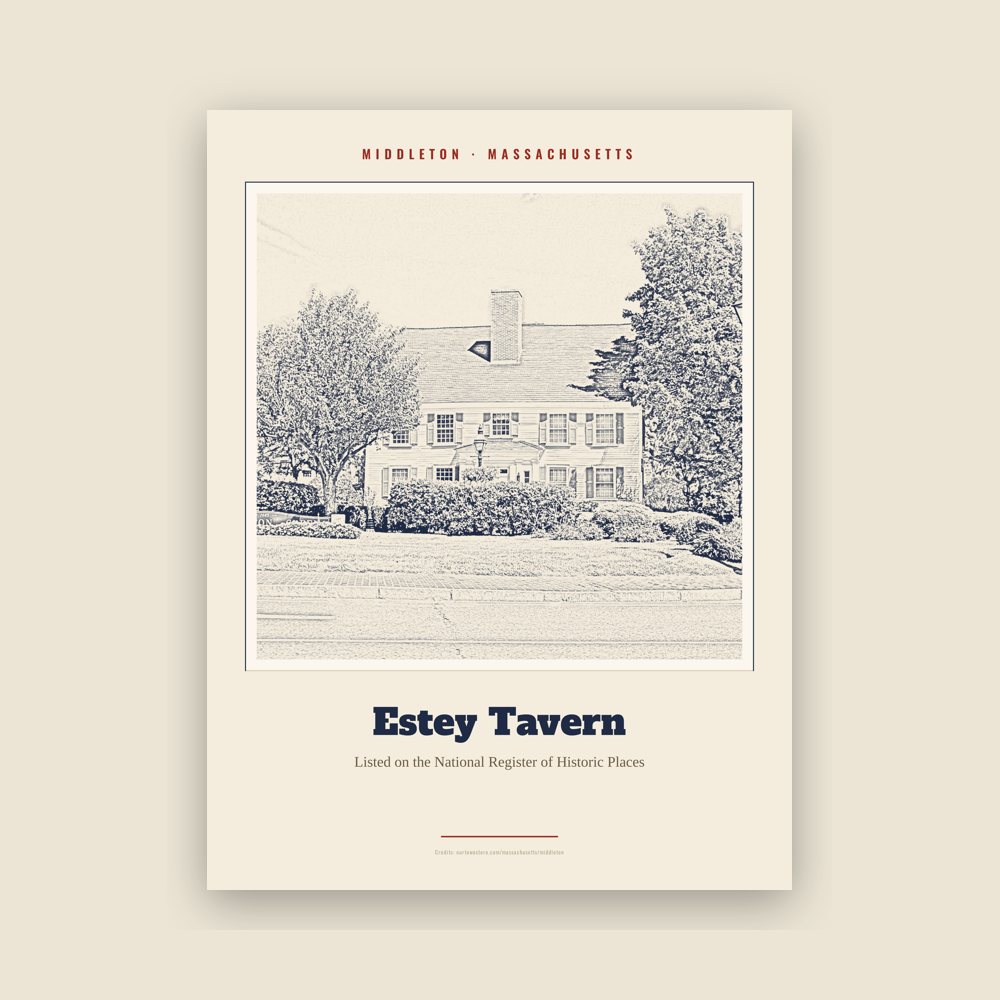 Middleton Estey Tavern Landmark Print