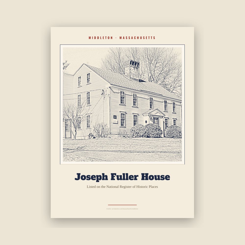 Middleton Joseph Fuller House Landmark Print