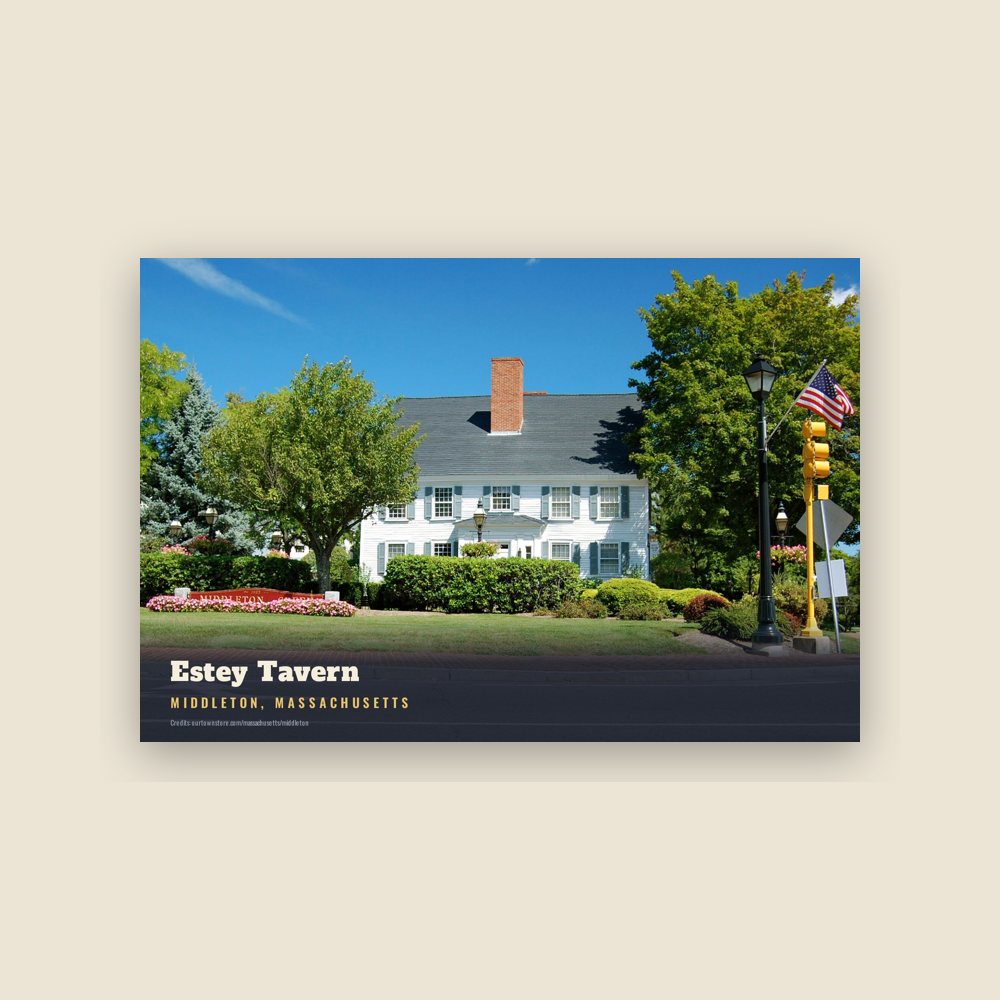 Middleton Estey Tavern Postcard